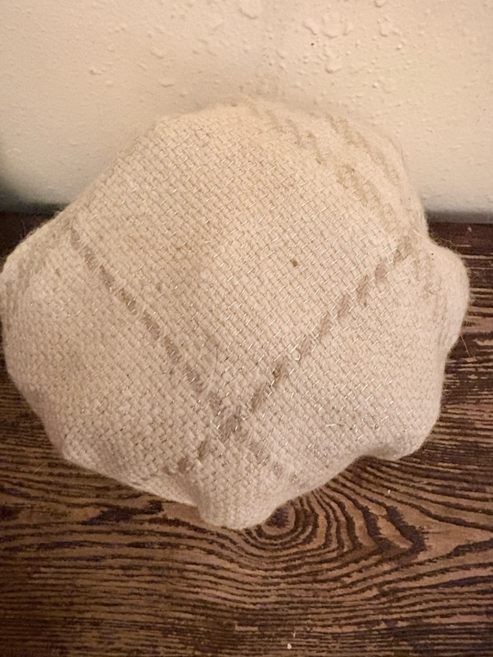 BURBERRY beige Gold Plaid News Hat Cap Size S Wool Cashmere Casual - Picture 4 of 5